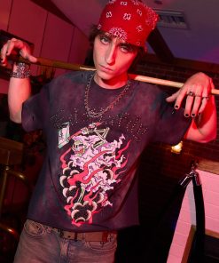 Fire Lord Cropped Mens Boxy Tee