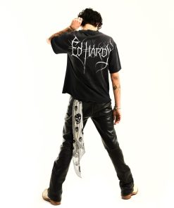 Alternative view of Cross Cropped Mens Boxy Tee