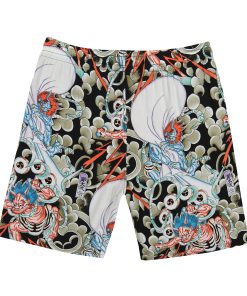 Alternative view of Japan Bee Print Short