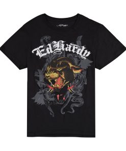 Panther Head Throwback Rhinestone Tee