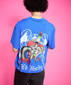 Alternative view of Cross Snake Boxy Camp Shirt
