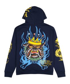 Alternative view of Panther Bulldog Hoodie