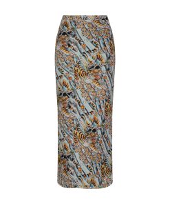 Alternative view of Tiger Print Mesh Maxi Skirt