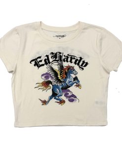 Pegasus Rhinestone Baby Tee