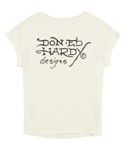 Alternative view of Heart Sword Rhinestone Cap Sleeve Tee
