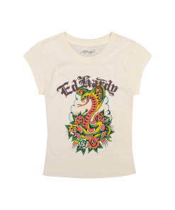 Rose Cobra Cap Sleeve Tee