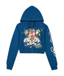 LKS Skull Zip Front Hoodie