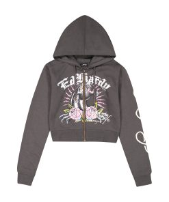 Panther Zip Front Hoodie