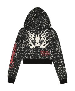 Alternative view of Baby Devil Zip Front Hoodie