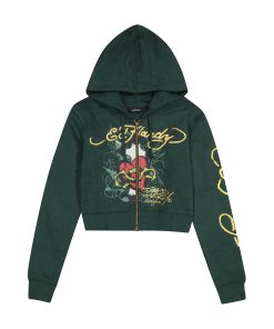 Sacred Heart Zip Front Hoodie
