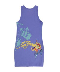 Alternative view of Butterflies Rib Tank Dress