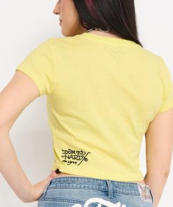 Alternative view of Bumblebee Embroidered Baby Tee