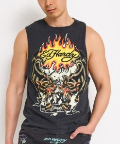 Wolves Mens Cut Off Tee