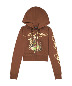 Koi Fish Cropped Hoodie