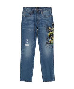 Alternative view of Panther Snake Slim Taper Jean
