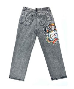 Battle Skull Loose Fit Jean