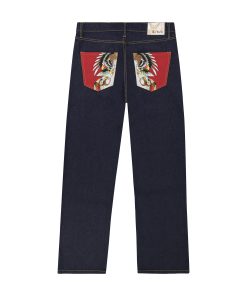 Alternative view of Battle Skull Baggy Wide Leg Jeans