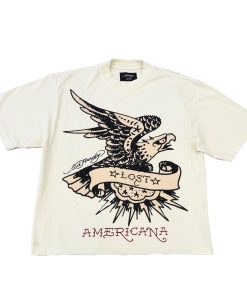 Lost Eagle Rhinestone Boxy Tee