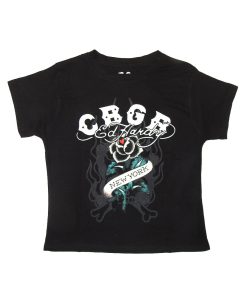 CBGB NY Rose Cap Sleeve Tee