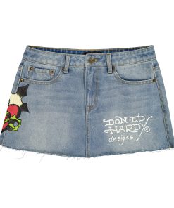 Sacred Heart Denim Skirt