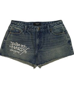 Heart Dagger Denim Short
