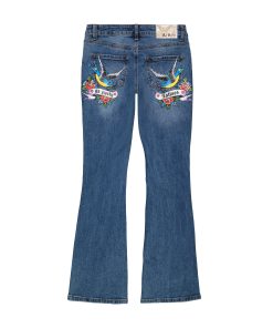 Alternative view of Swallow Low Waist Bootcut Jean