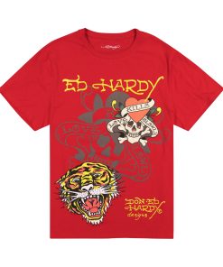 Tiger Skull Multi Tattoo Tee