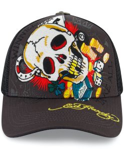 Ace Skull Trucker Hat